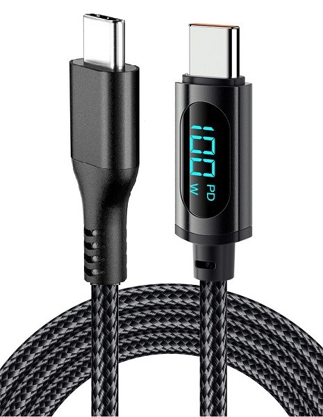 Cable Mallado De Carga Rápida 100w Tipo C Con Vi en XTR